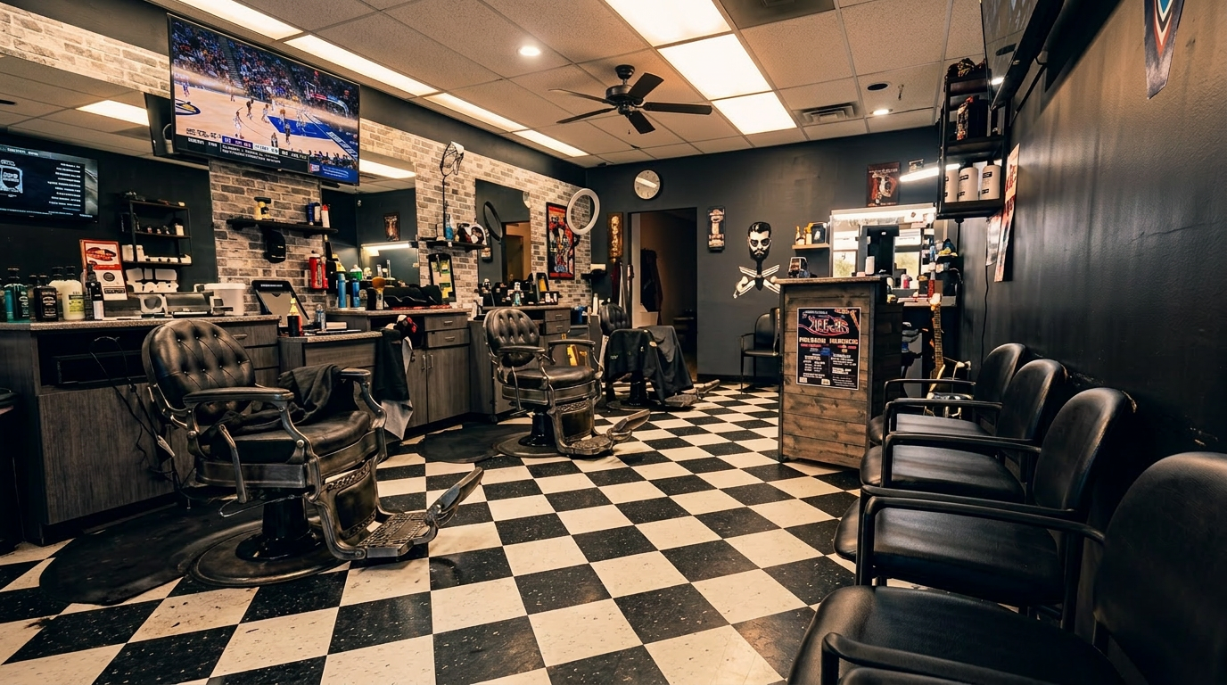 Vintage barber tools