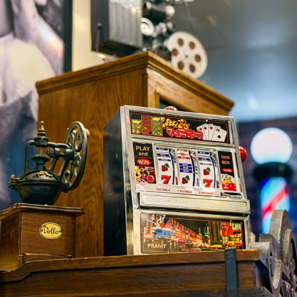 Antique cash register and details